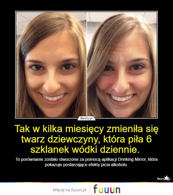 Skutki picia wódki!